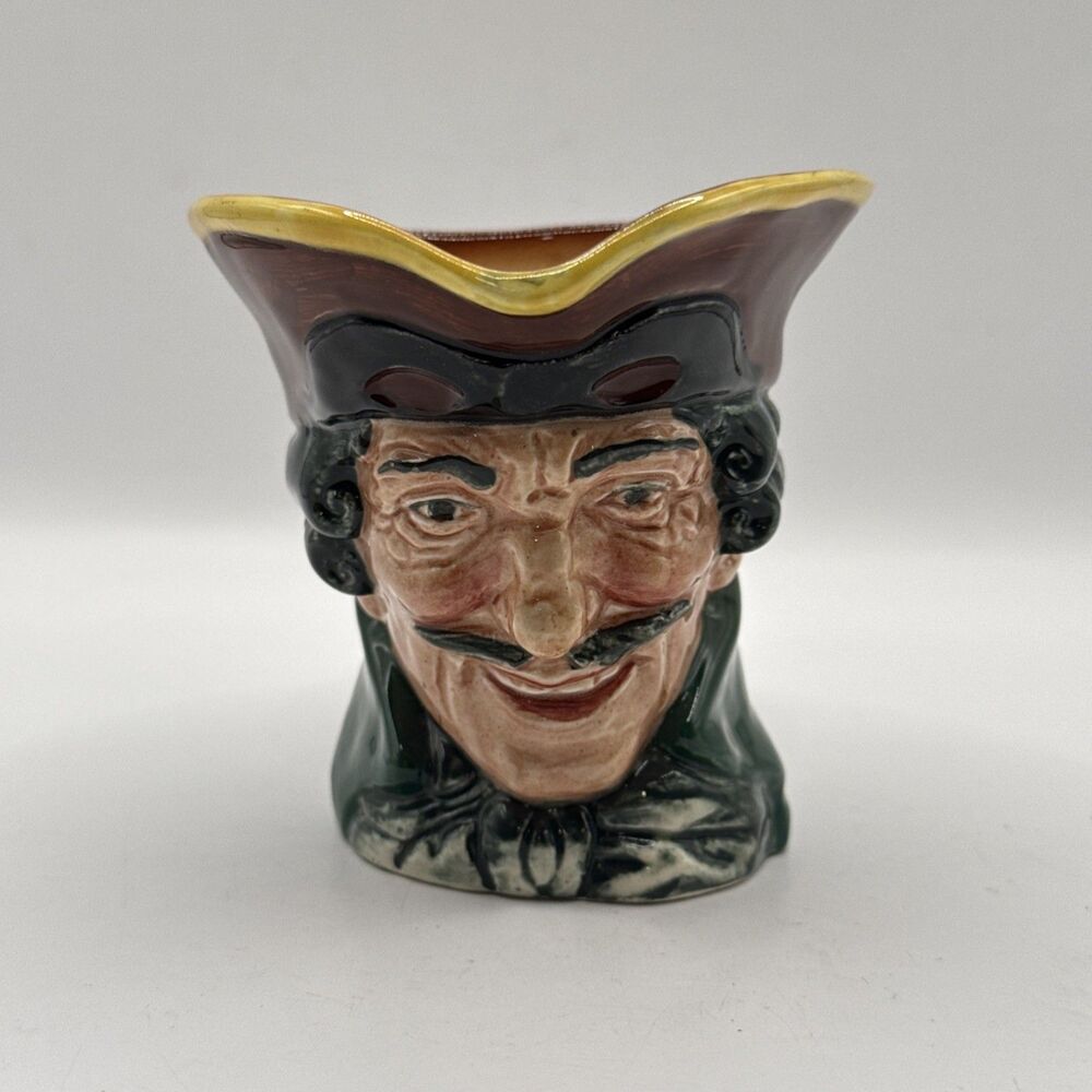Vintage Royal Doulton 3.5” Toby Small Mug Pitcher Dick Turpin “A” Mark  England